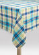 6-Seater check tablecloth in 100% cotton_0