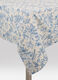 Round floral 8-seater tablecloth in yarn-dyed 100% cotton_0