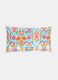 Rectangular cushion in cotton with multicoloured motif_0