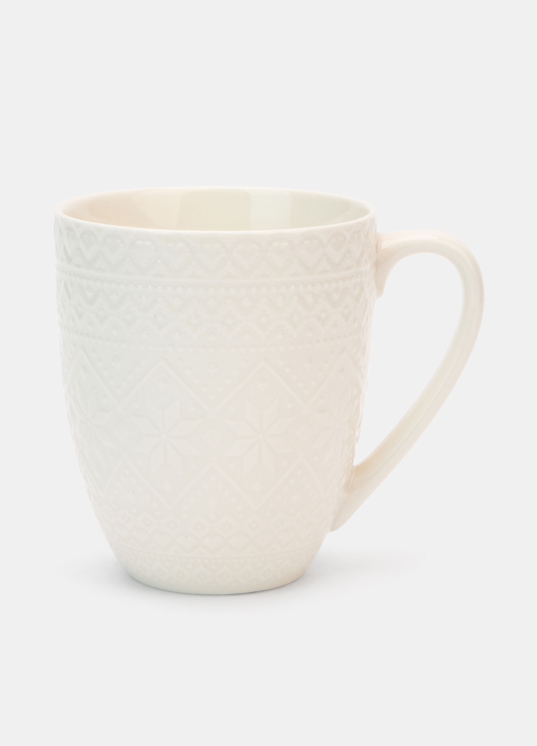 Tazza in ceramica con rilievo_0