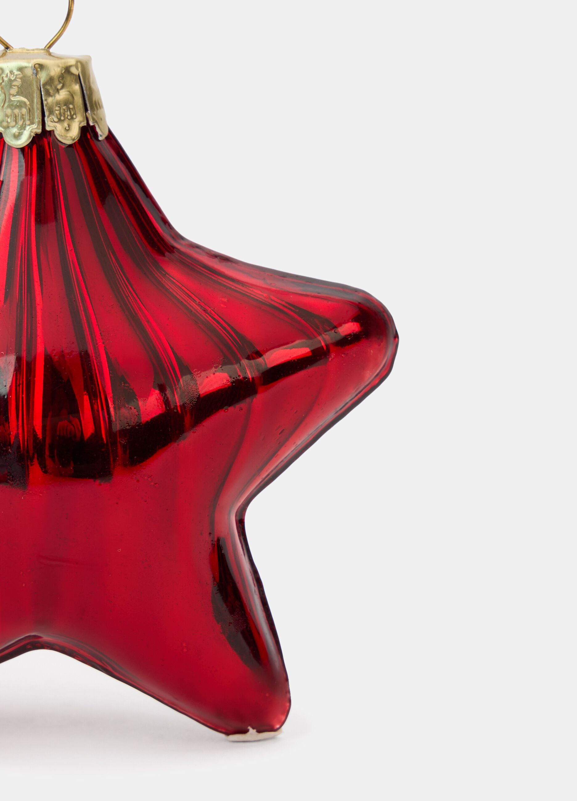 Pallina stella in vetro scanalato_1