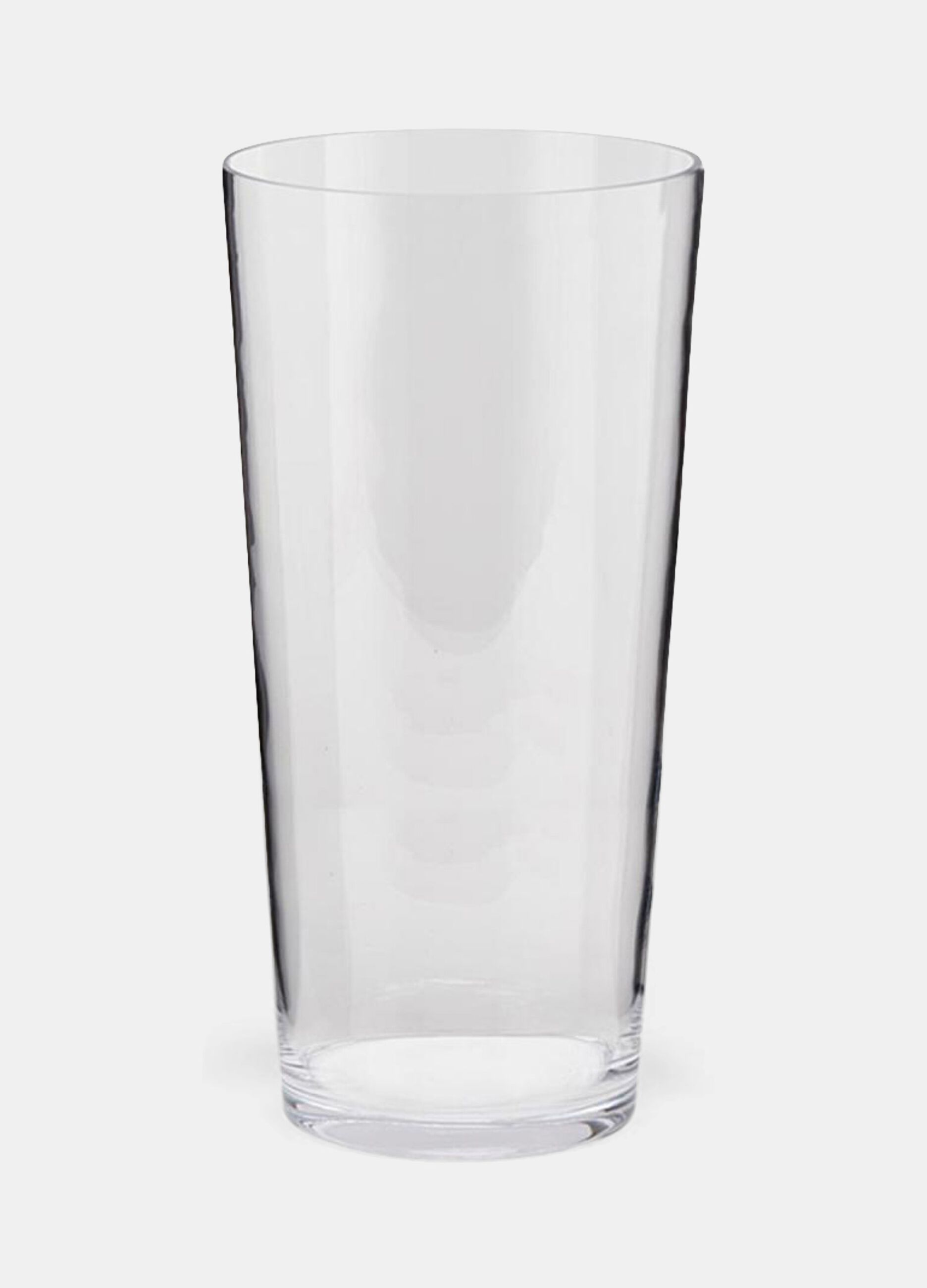 Vaso svasato in vetro trasparente_0