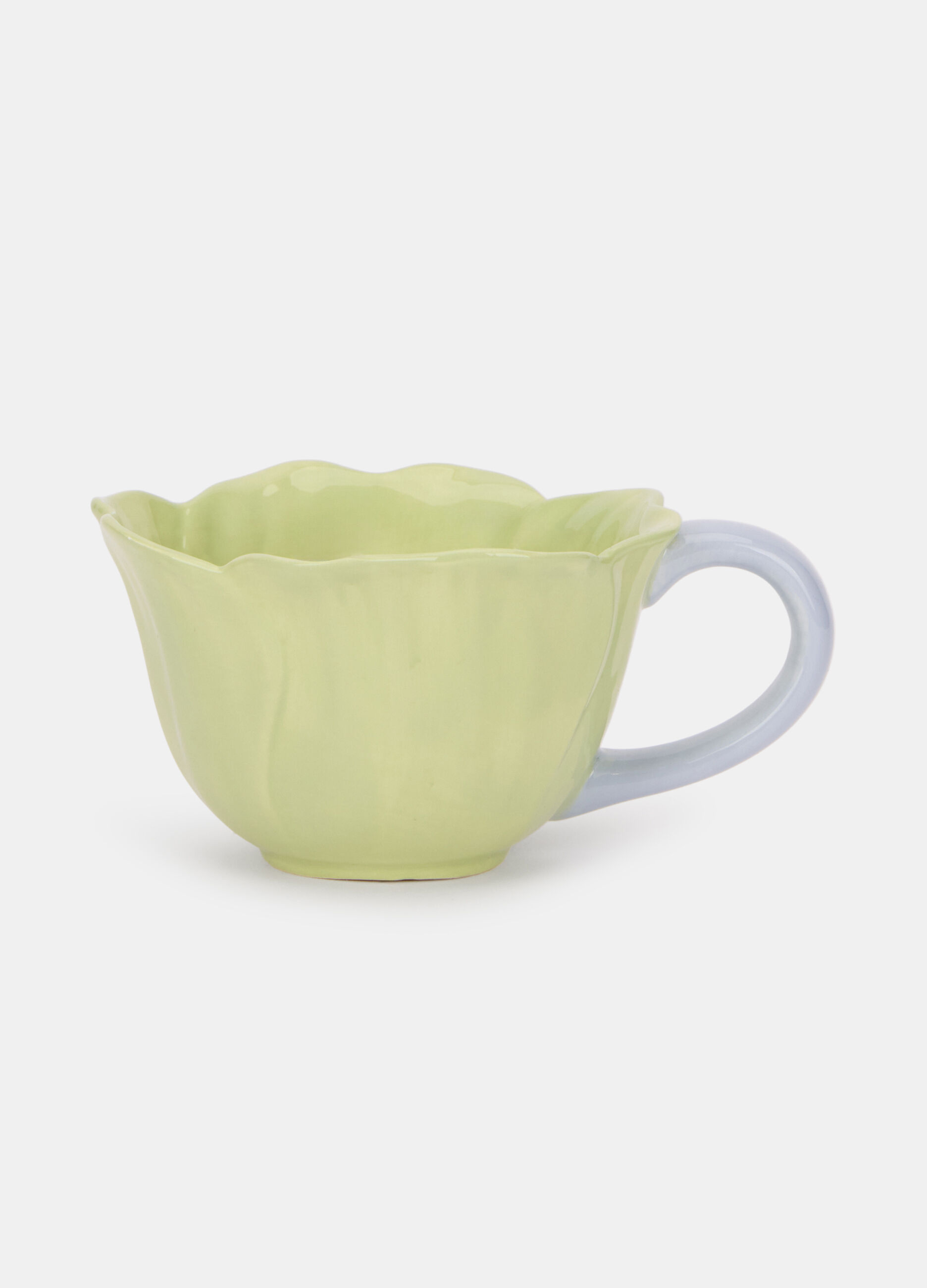 Tazza fiore in ceramica dipinta_0