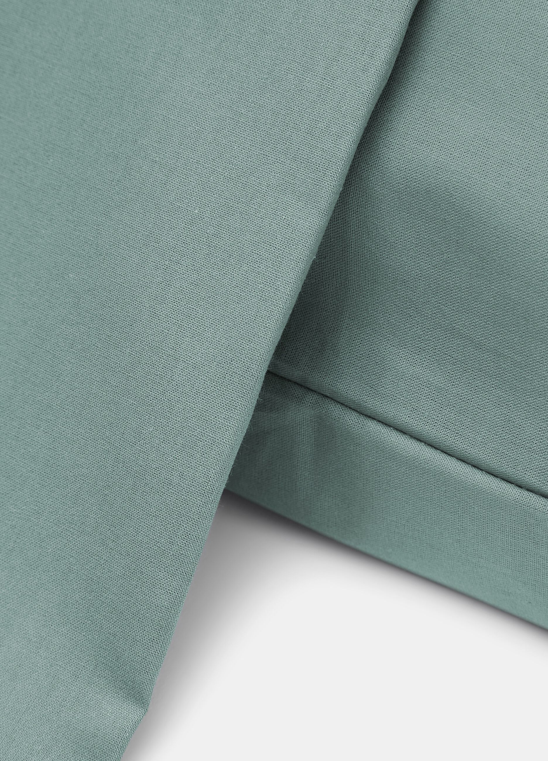 Lenzuolo matrimoniale di puro cotone tinta unita_1