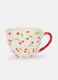 Tazza con ciliegie in ceramica_0