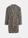 Accappatoio in cotone con motivo animalier jacquard_0