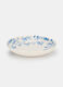 Piatto fondo con cornice floreale blu_0