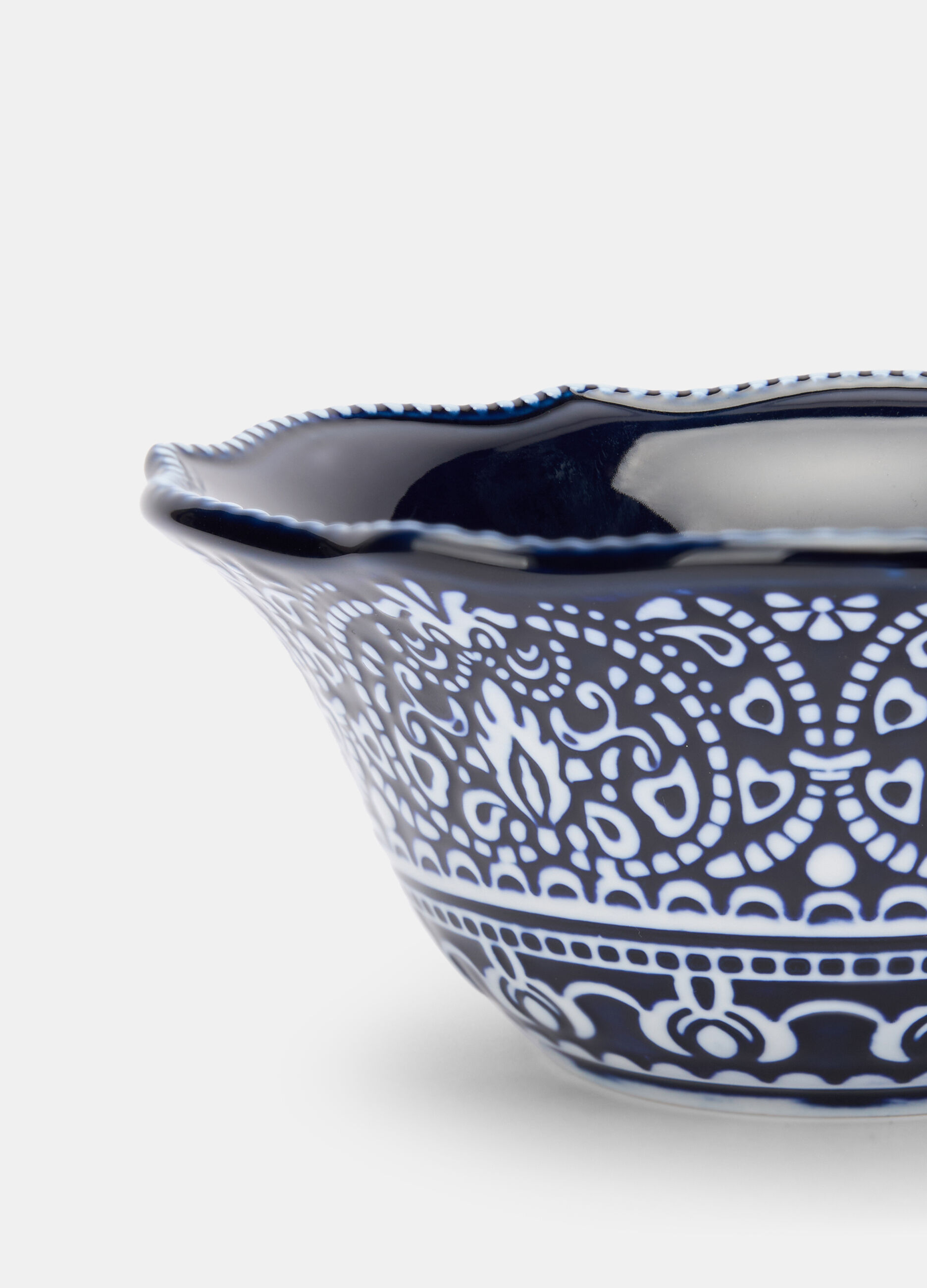 Medium decorated ceramic bowl_1