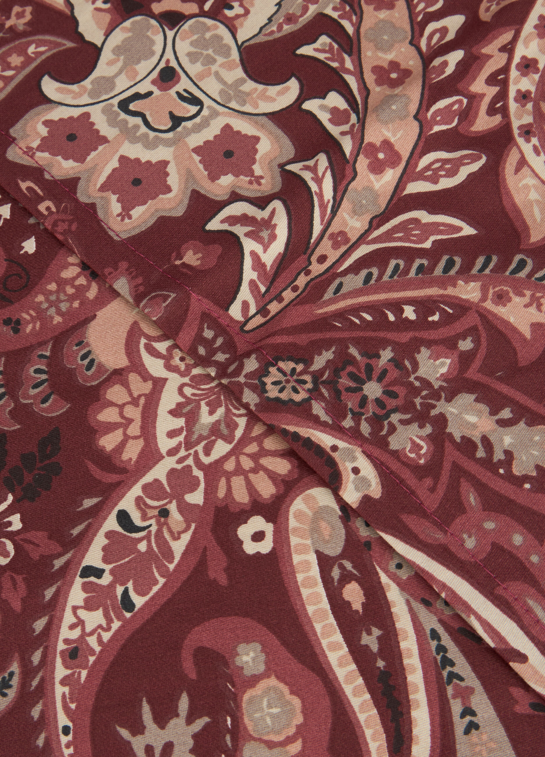 Parure copripiumino in cotone motivo cashmere_1