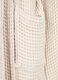 Bathrobe in 100% waffle cotton Made in Portugal_1