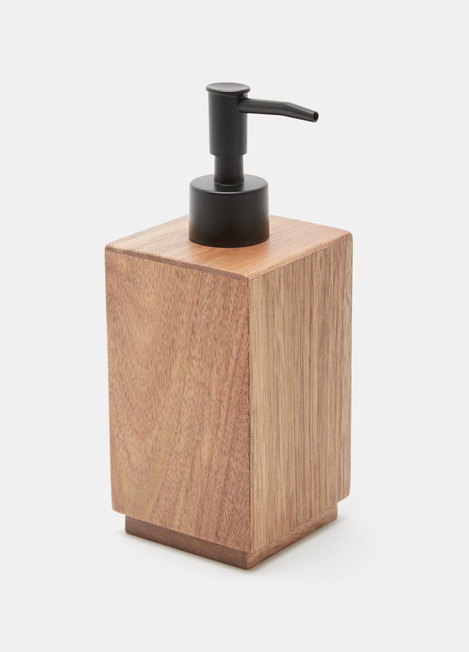 Dispenser portasapone in legno di acacia