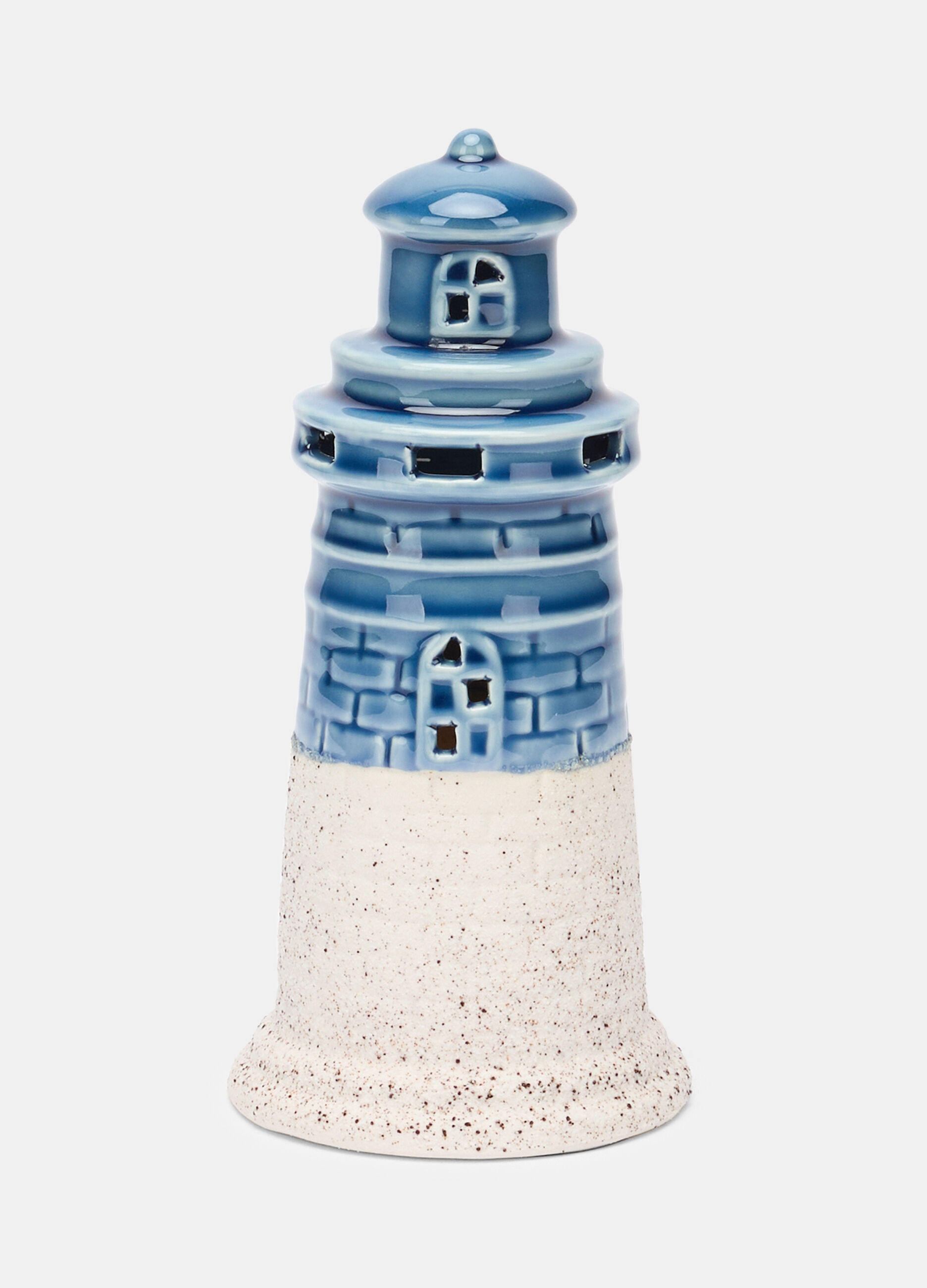 Two-tone ceramic lighthouse_0