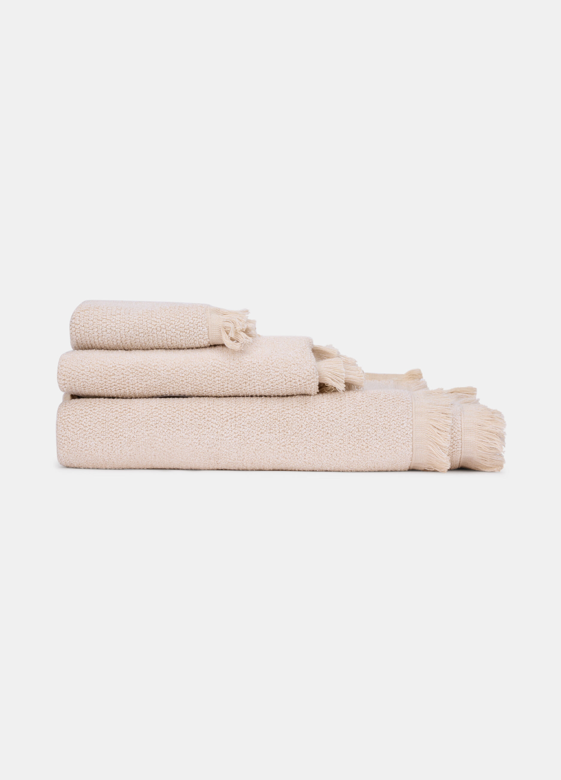 Guest towel in cotton with fringes_0