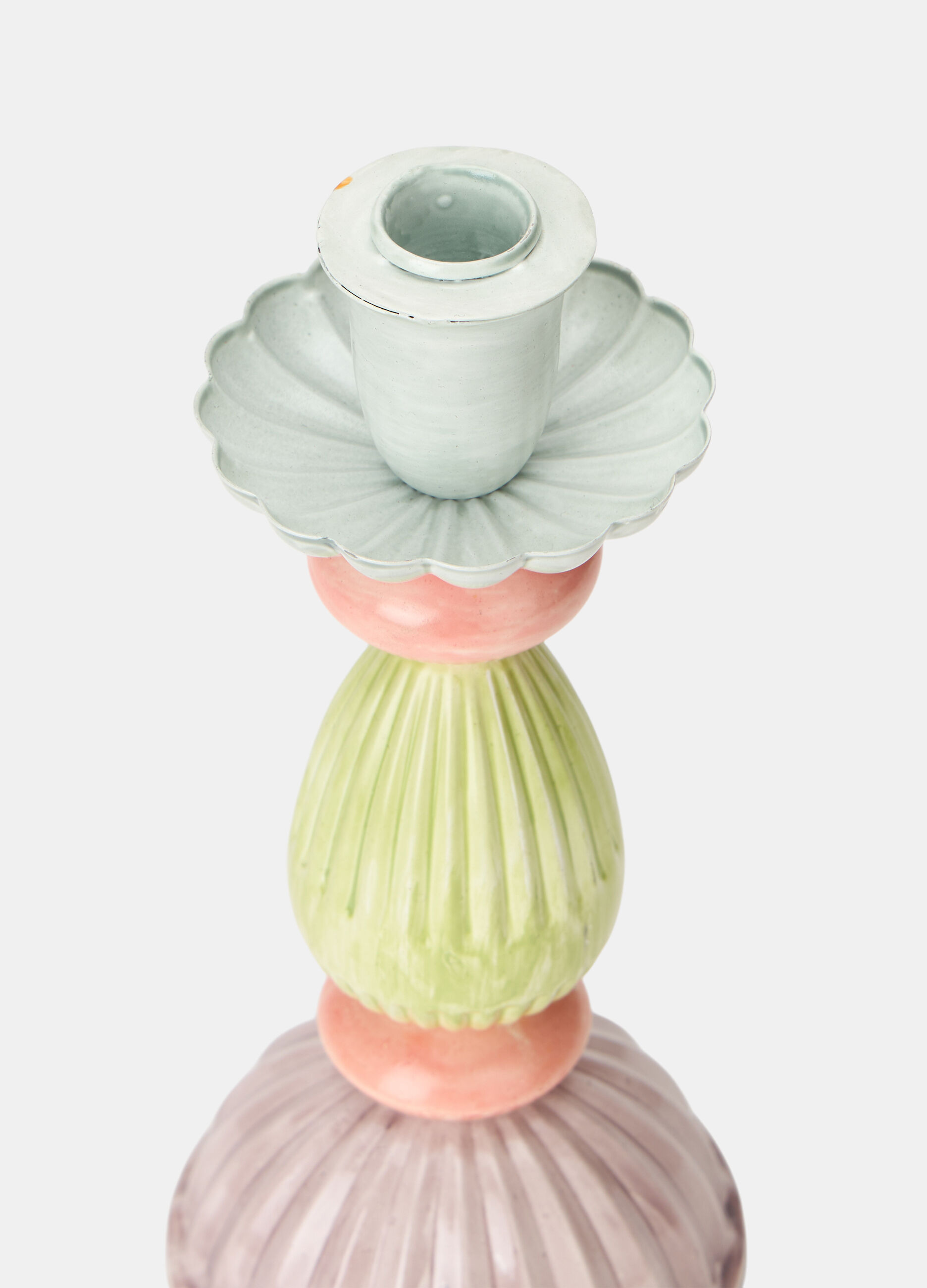 Portacandele variopinto in metallo medio_1