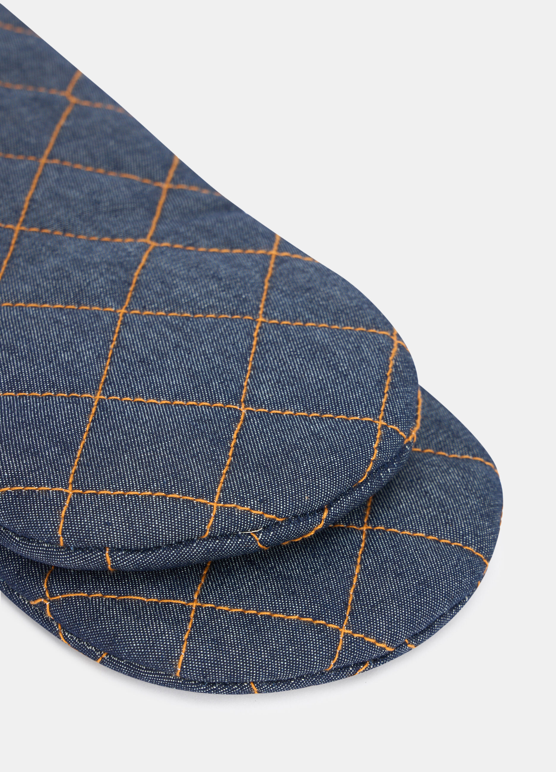 Guanto da forno in puro cotone effetto denim_1