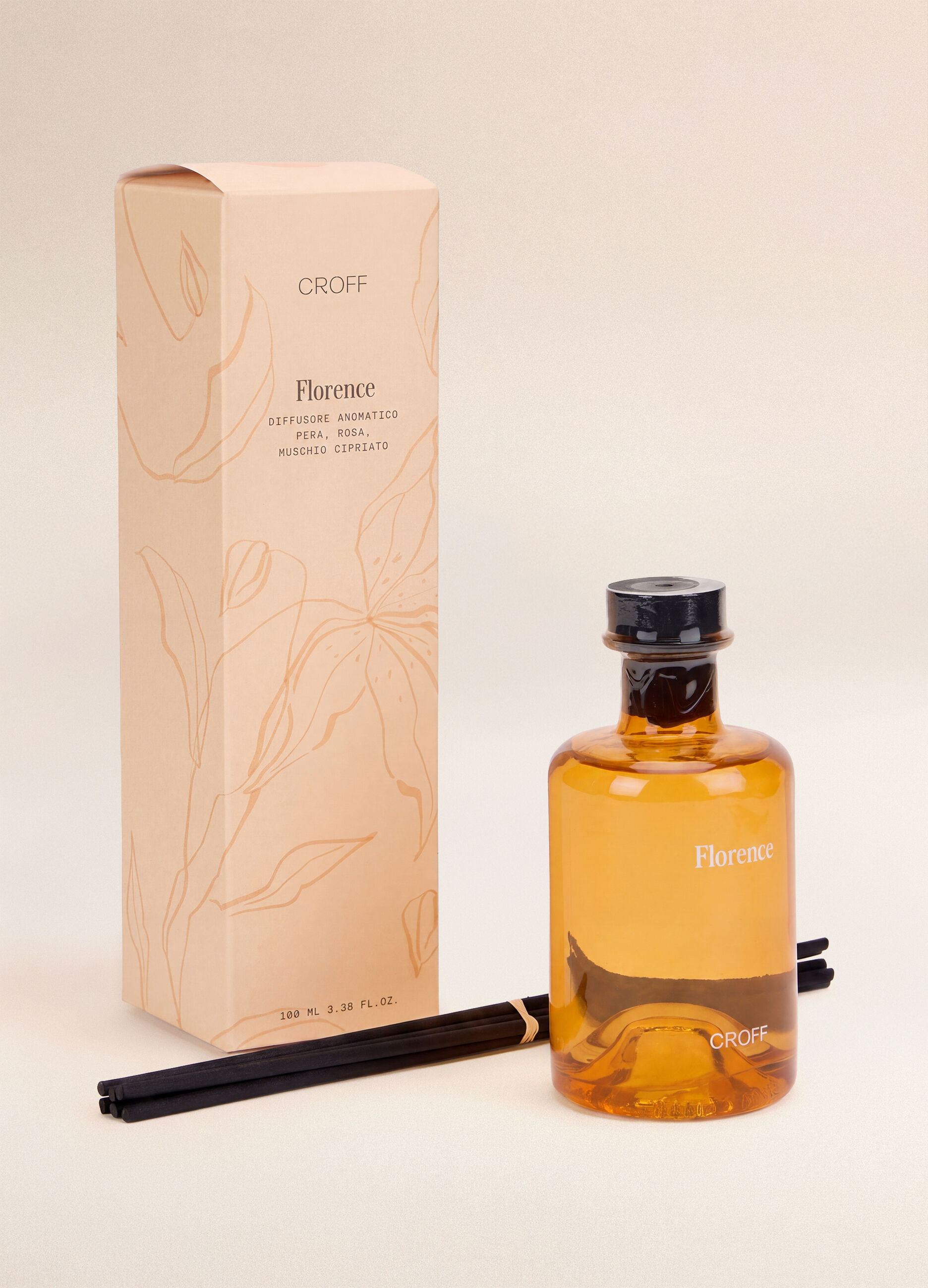 Diffusore con bastoncini Florence 100 ml_0