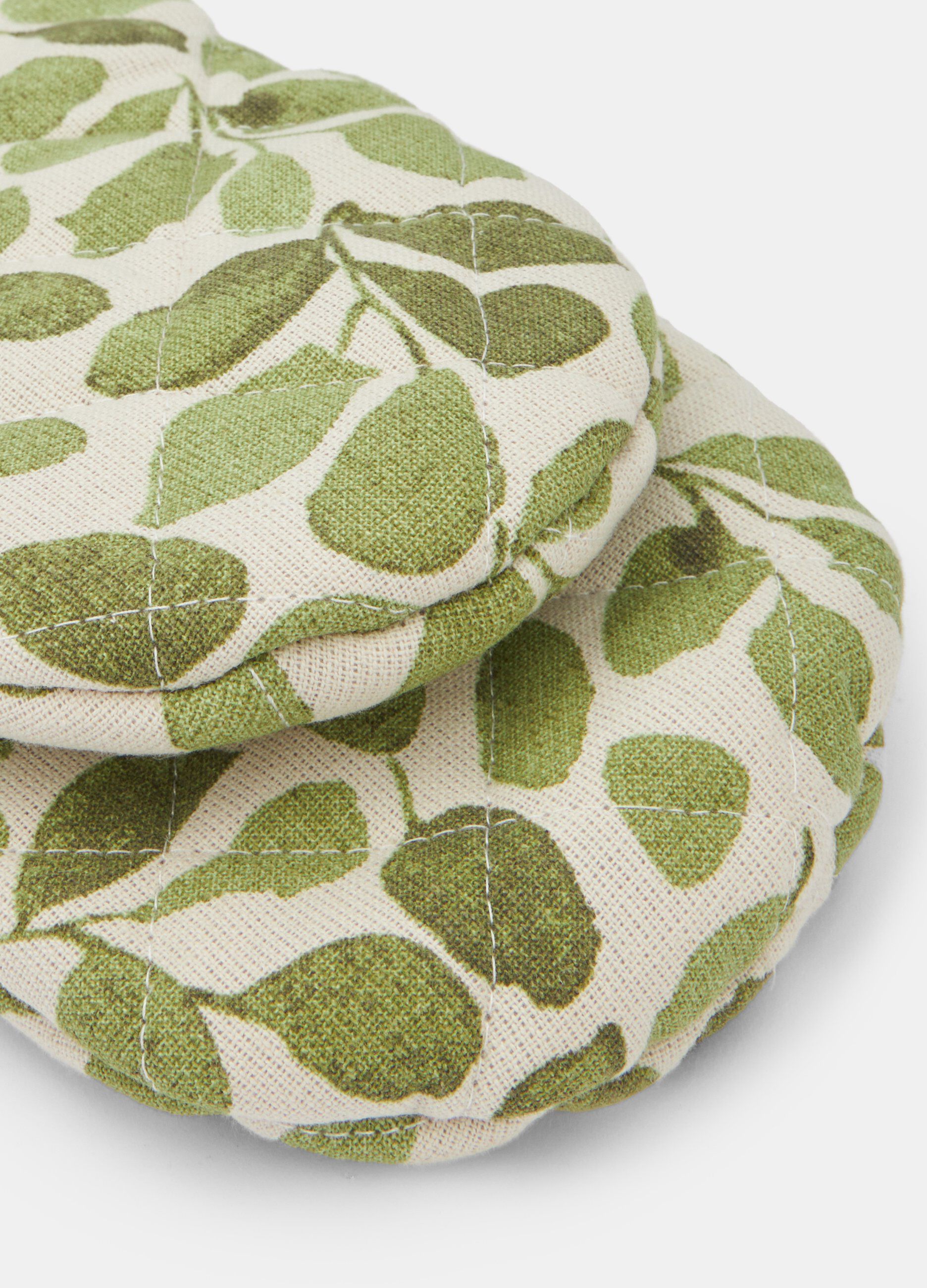 Guanto in puro cotone biologico a foliage_1
