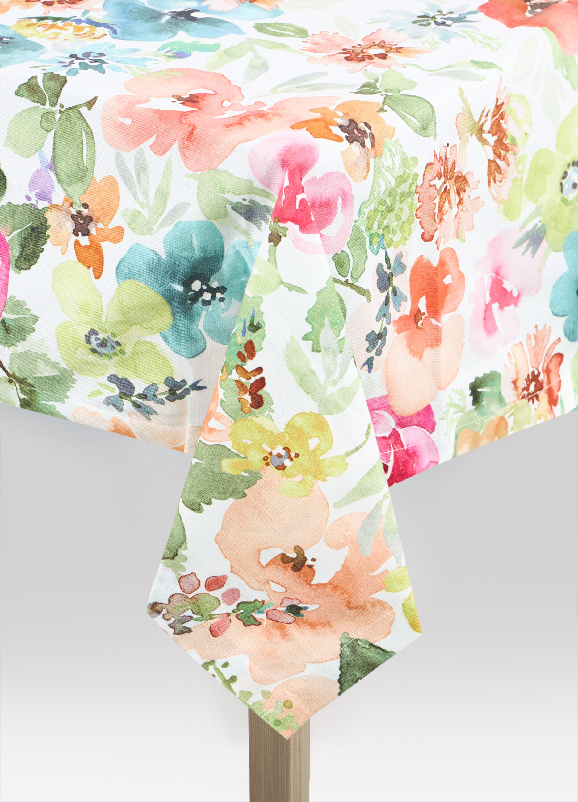 Tovaglia quadrata di cotone con stampa _0