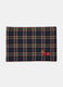 Tovaglietta tartan con ricamo Bassotto_0