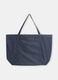 Oversize denim-effect tote in 100% cotton_0
