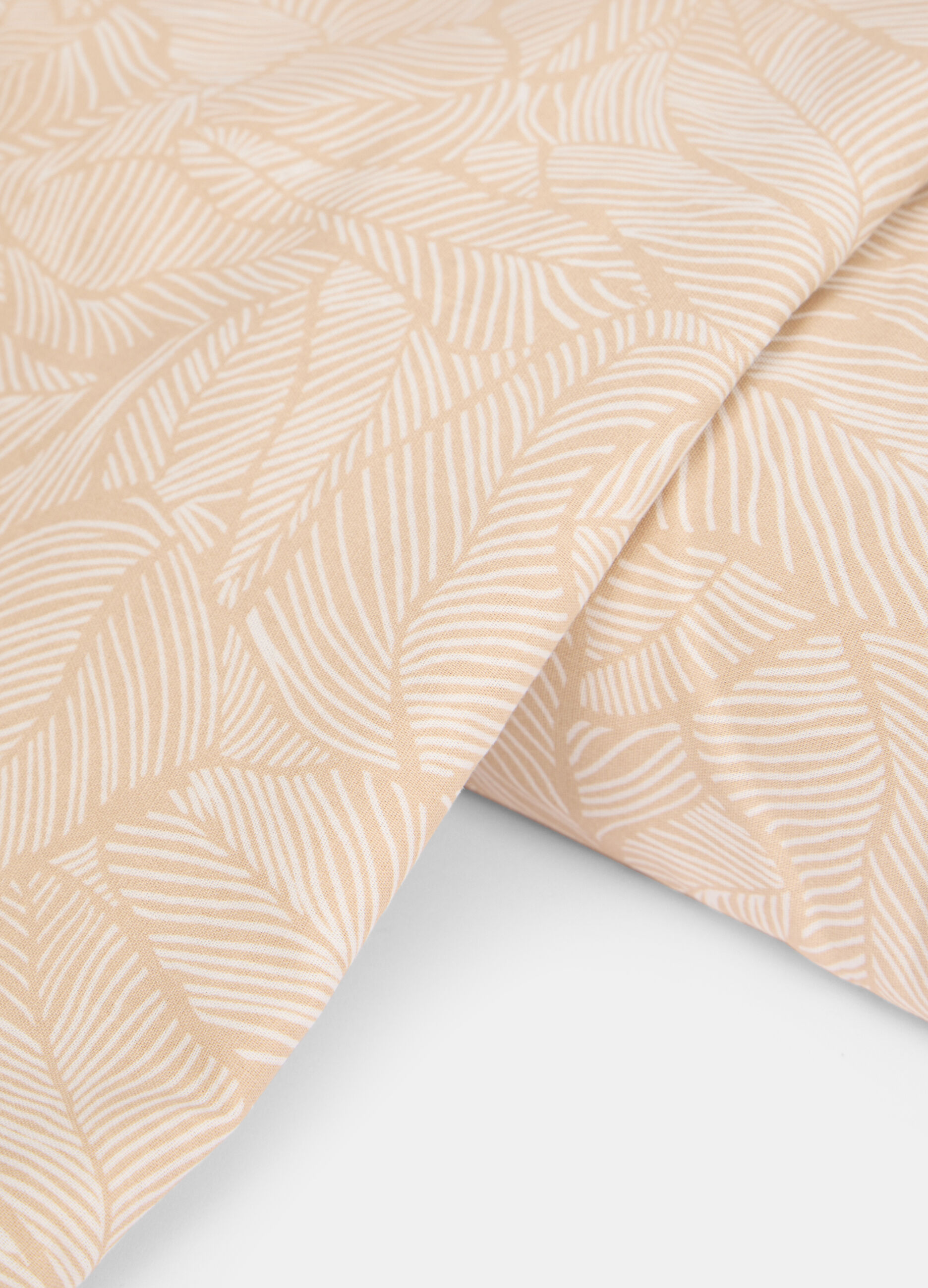 Double sheet in cotton with botanical design._1