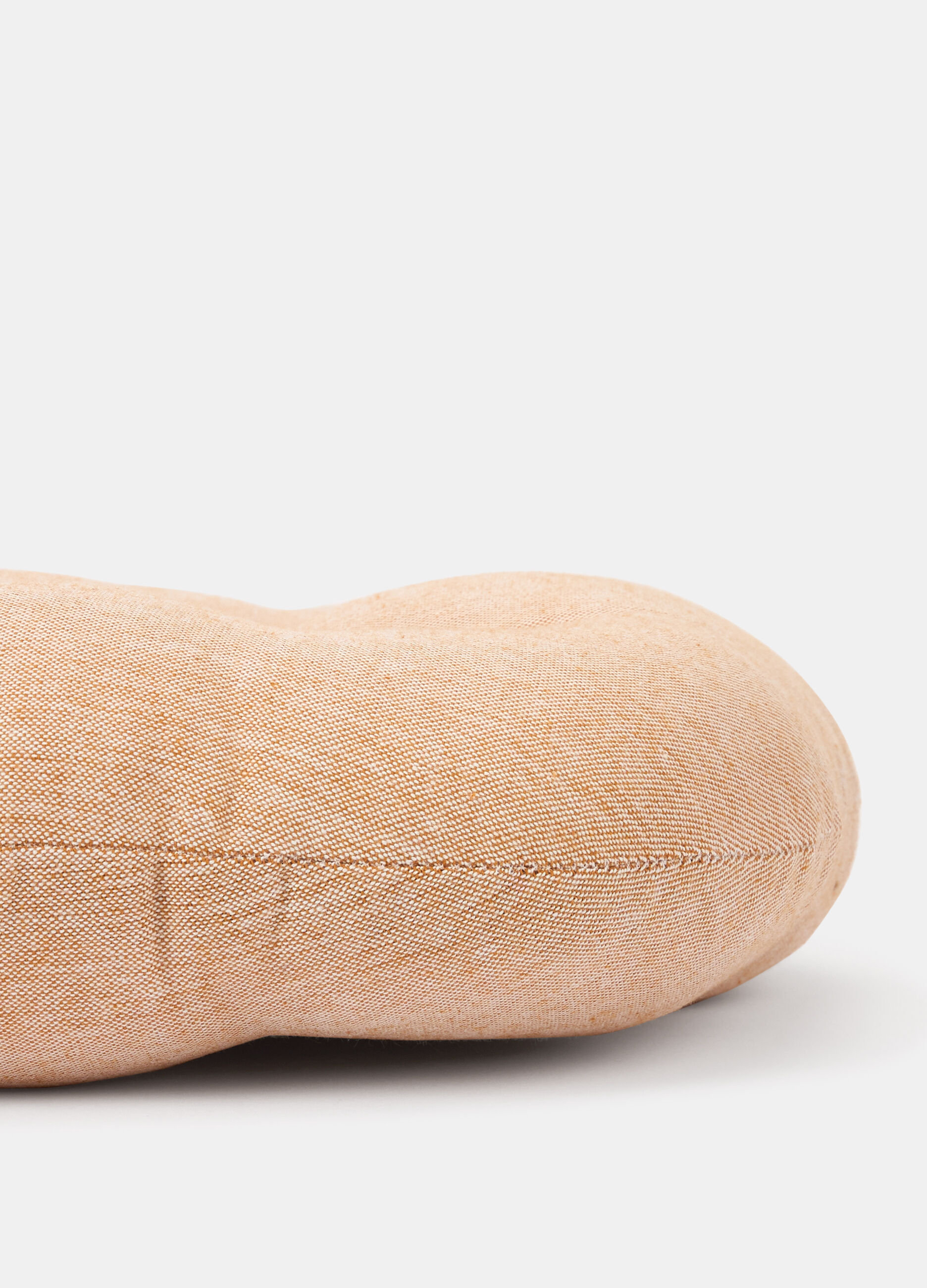 Cuscino rotondo da sedia in cotone m&eacute;lange_1