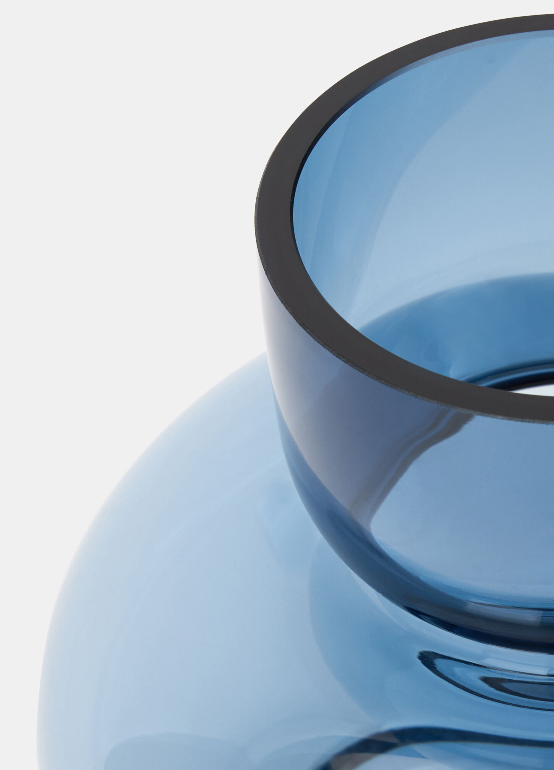 Vaso anni '70 in vetro colorato_1