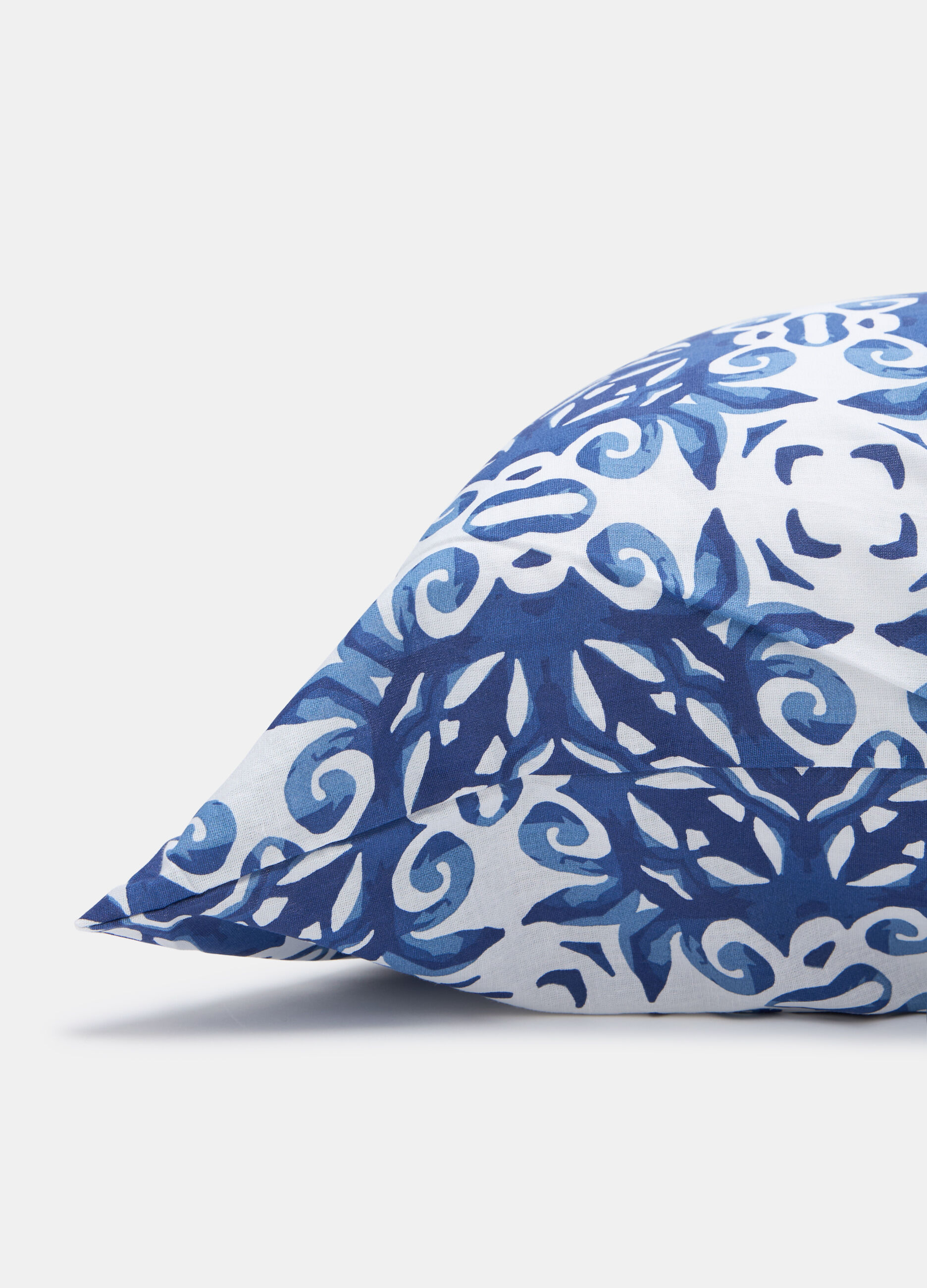 Federa in cotone con motivo all-over_1