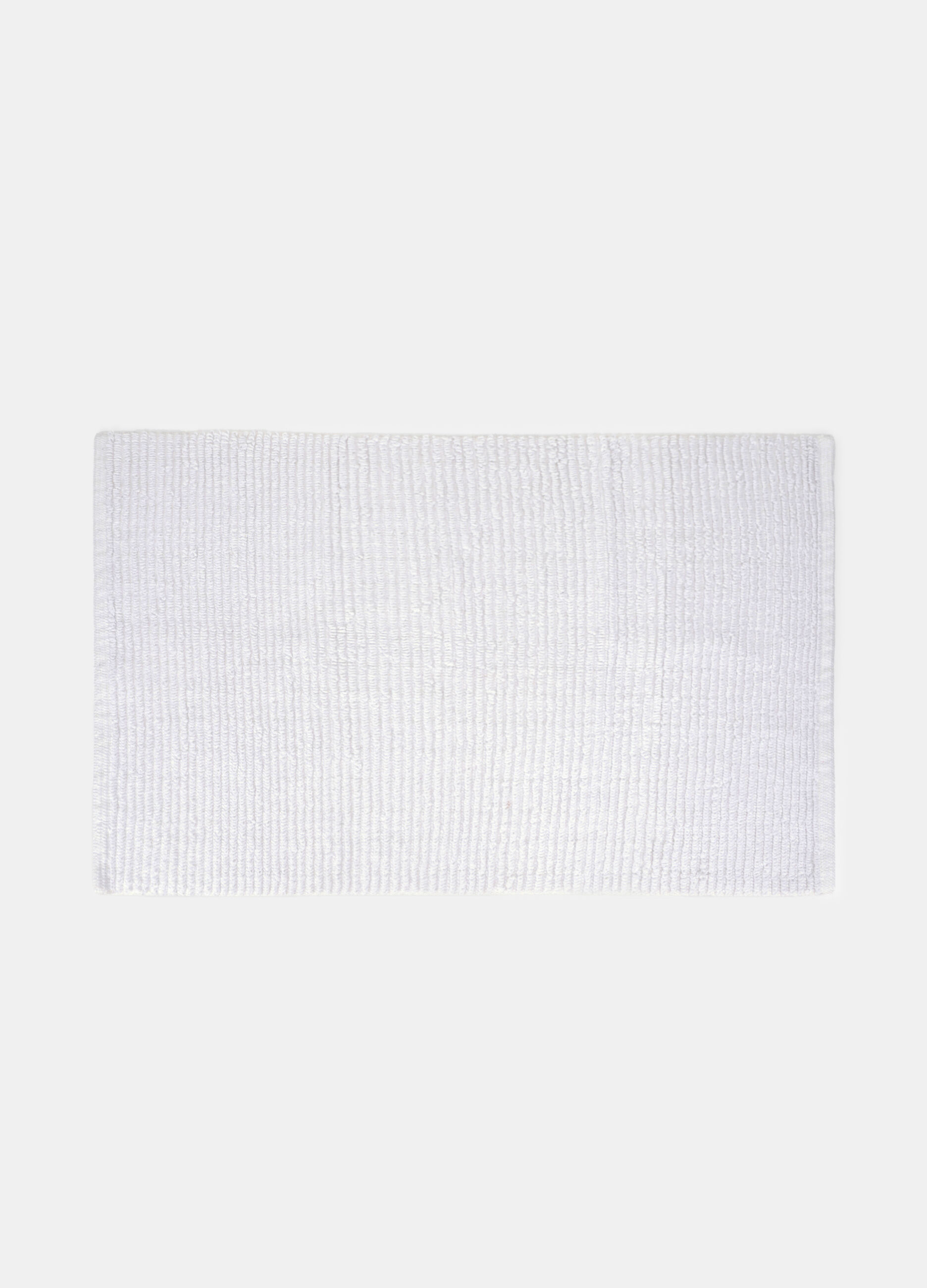 Tappetino per il bagno in cotone a costine_0
