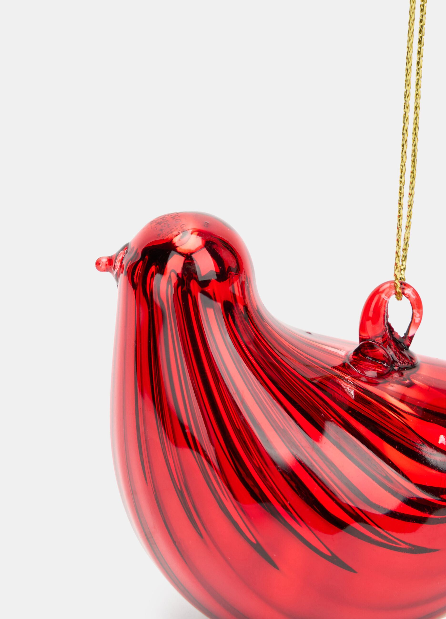 Ornamento colomba in vetro_1