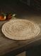 Round table mat in jute_0