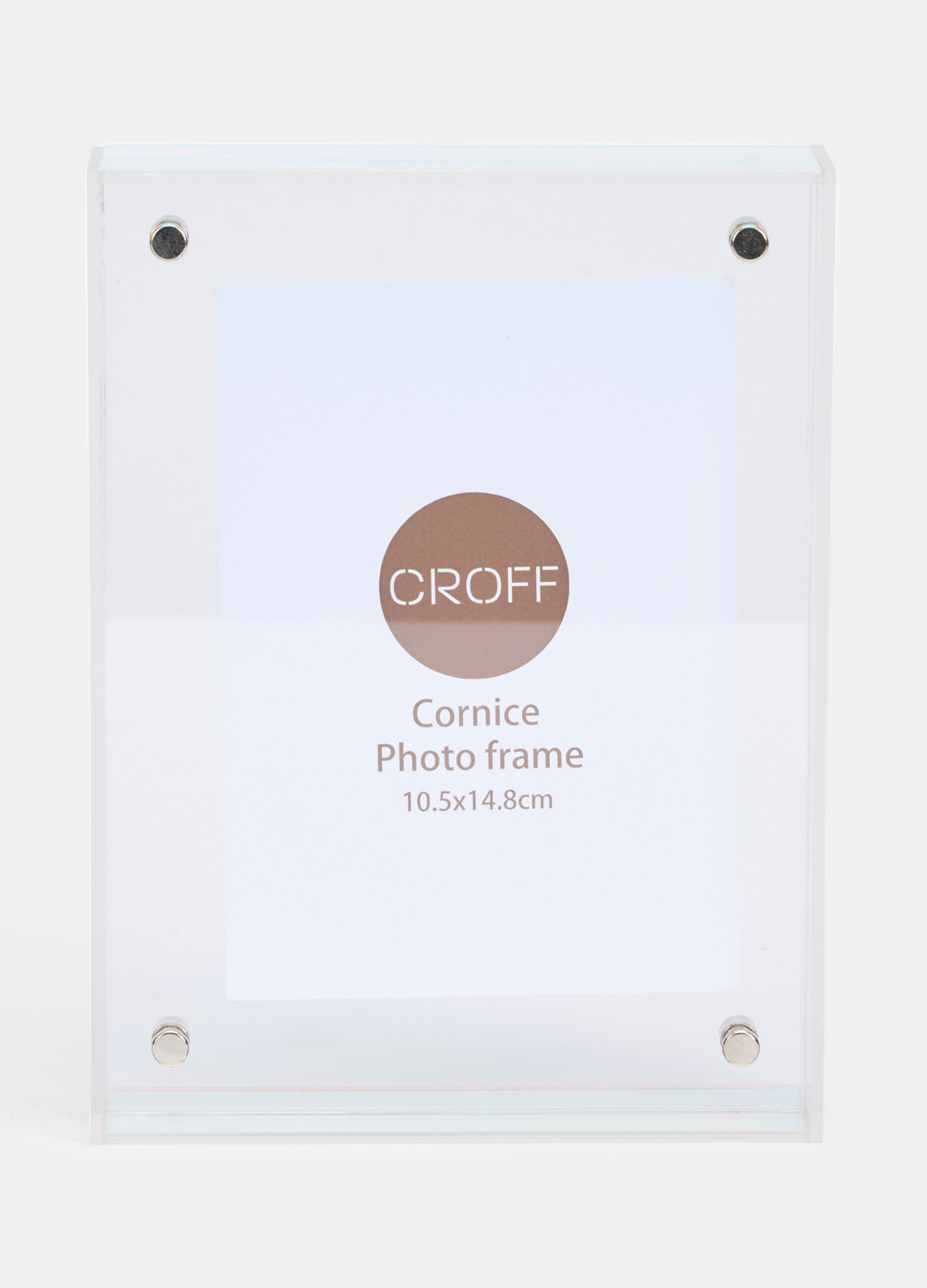 Rectangular frame with metal rivets_0