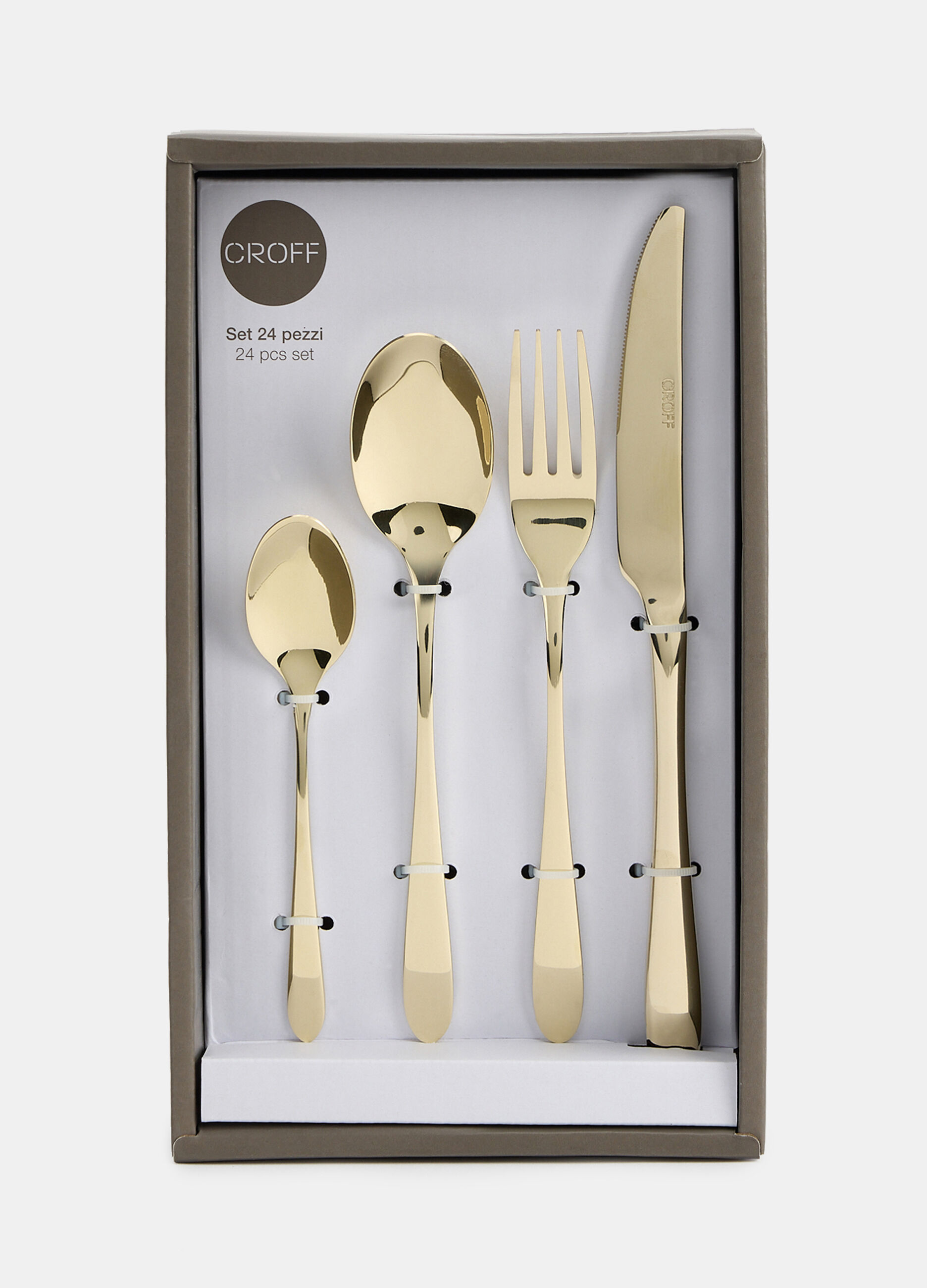 Set posate in acciaio inox lucido 24 pezzi_1