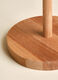 Kitchen roll holder in solid beech wood Made in Italy_2