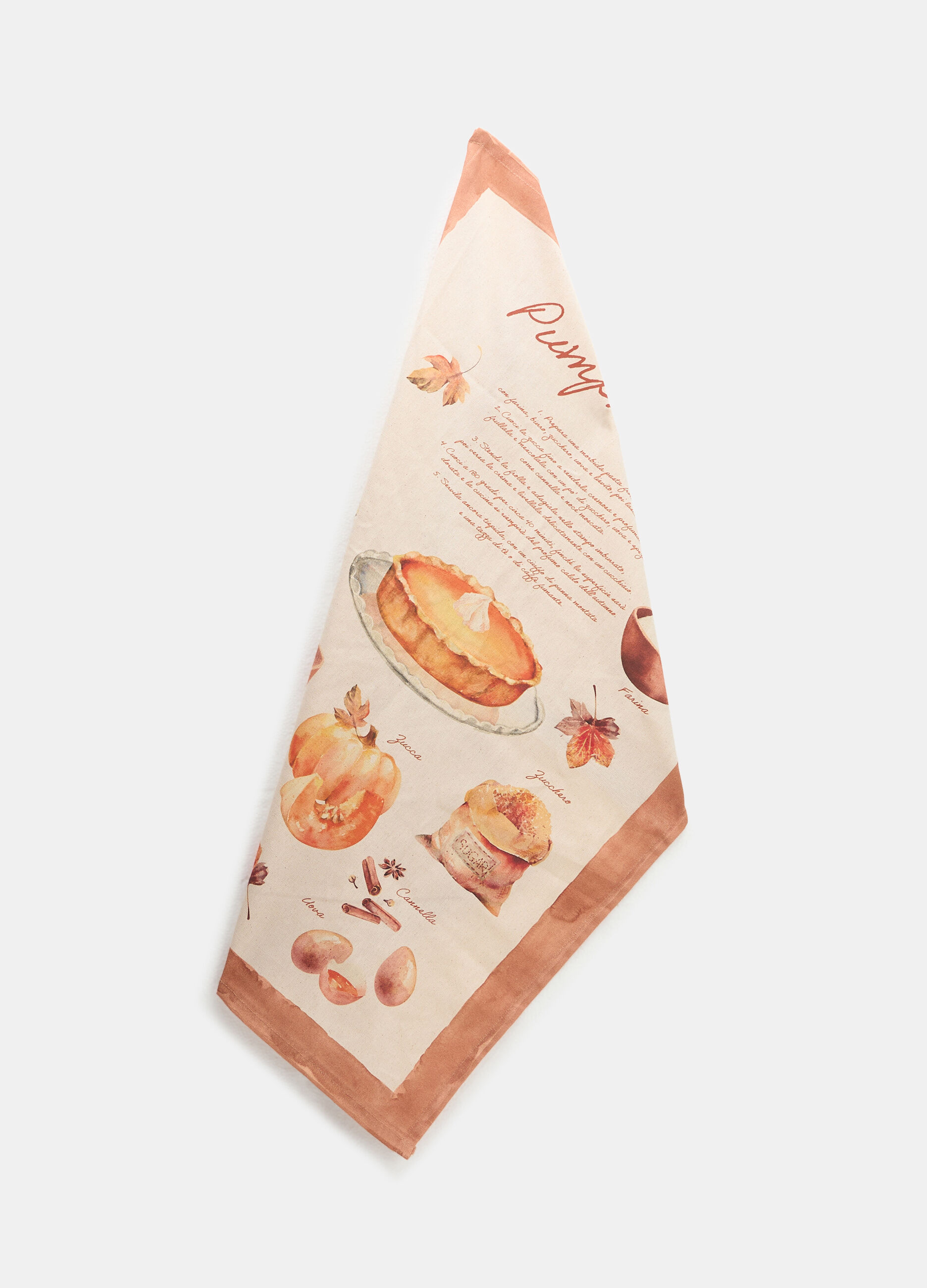 Strofinaccio con stampa Pumpkin Pie