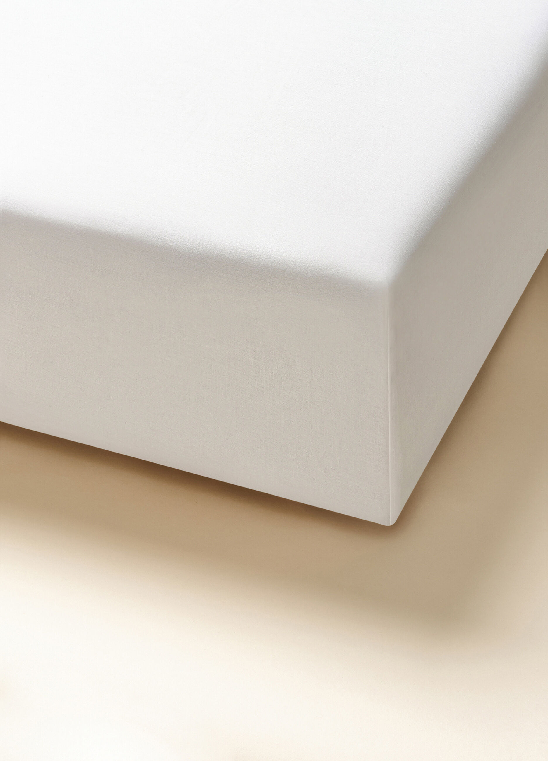 Single fitted sheet in cotton percale_1