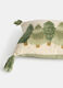 Cuscino natalizio con nappe e ricami_1