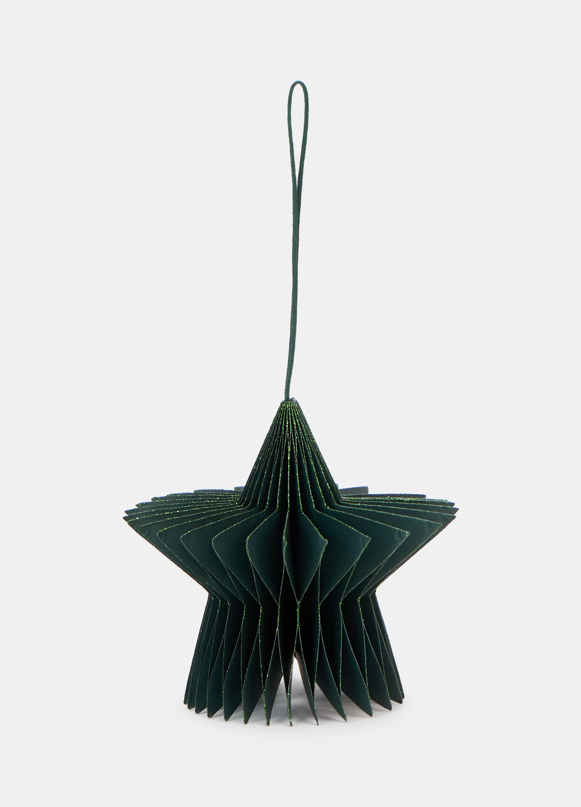 Ornamento a stella per albero di Natale in carta_0