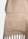 Poncho plaid con tasche e frange_1