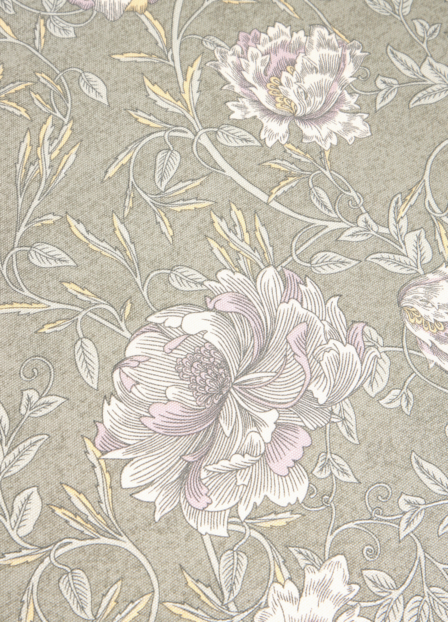 Tovaglia rotonda 8 posti in cotone a fiori_1