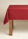 Solid colour tablecloth with linen effect_1