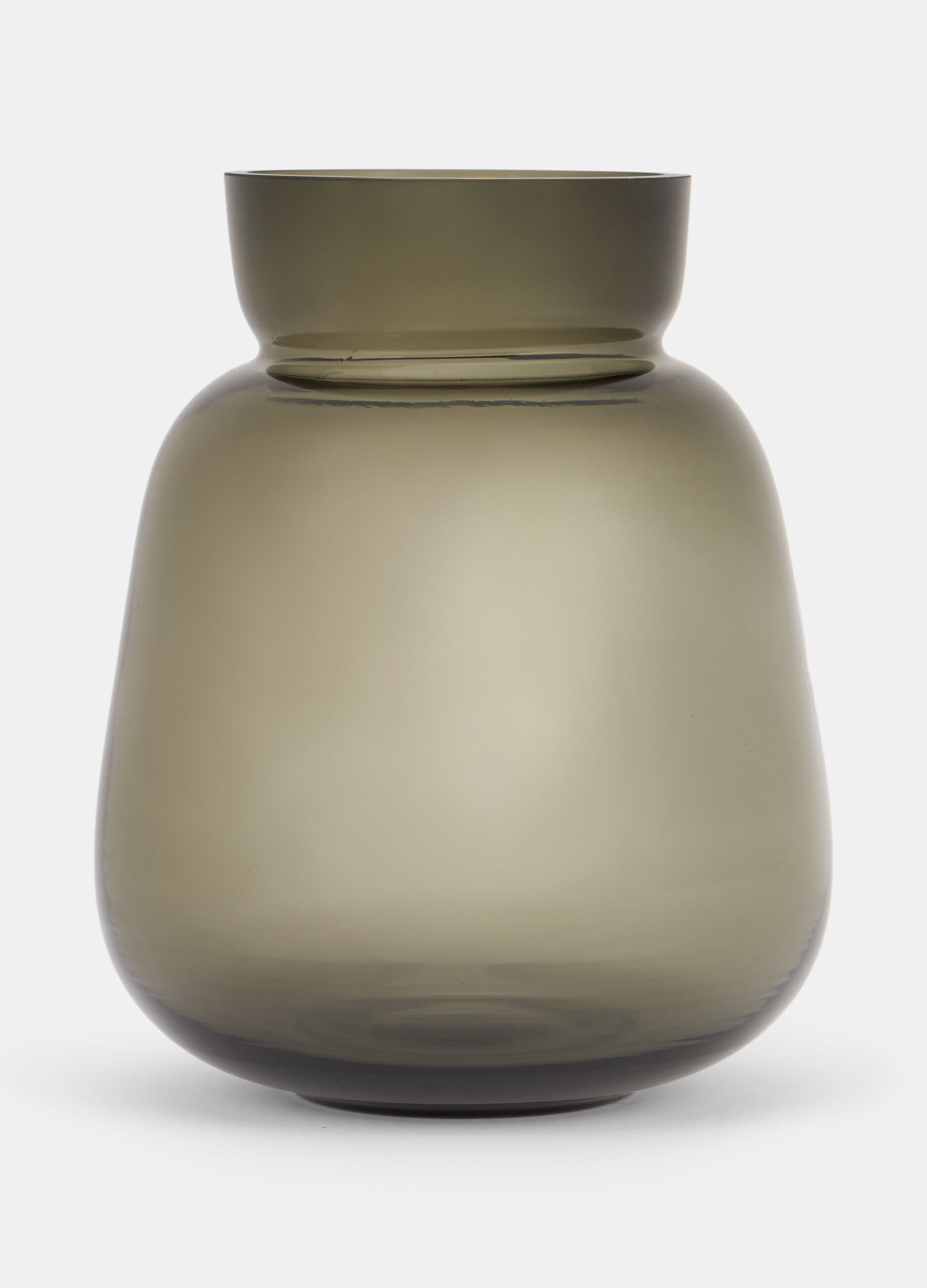 Vaso bombato in vetro opaco_0