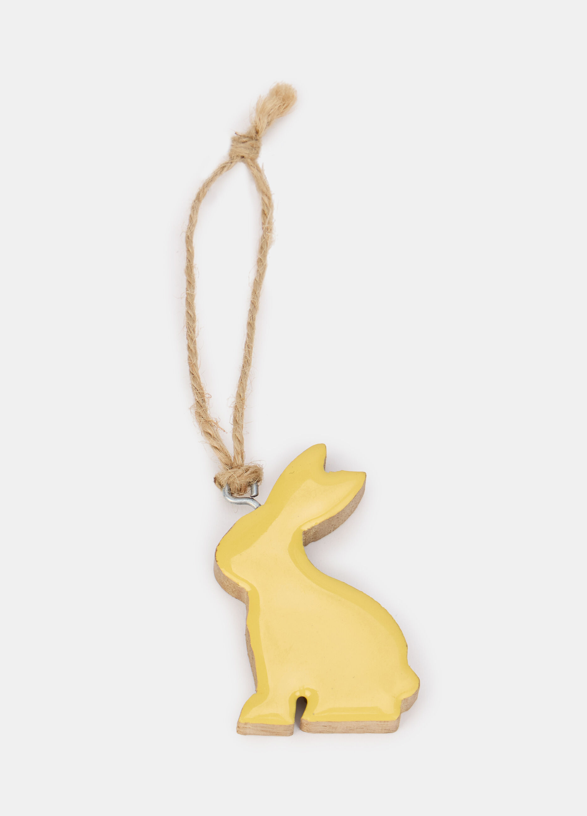 Ciondolo coniglietto in legno smaltato_0