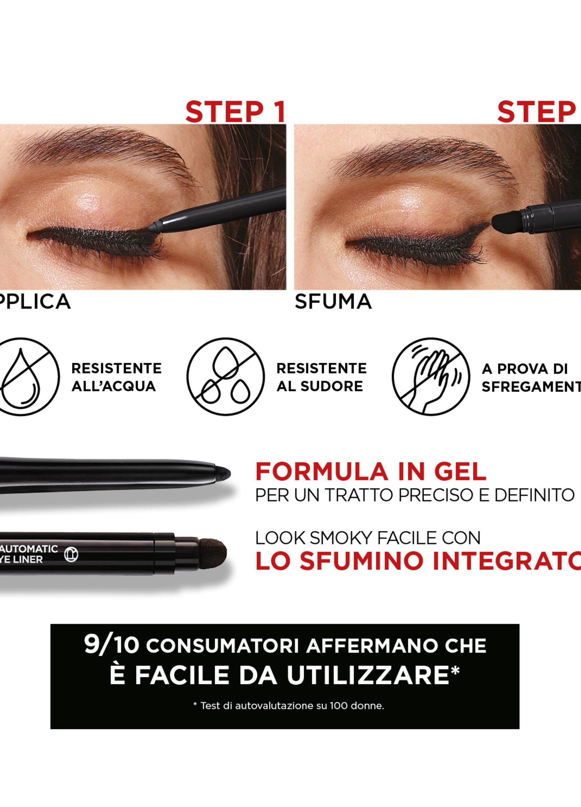 L'Oréal Paris Matita Automatica in Gel Infaillible 36H Grip Liner, Tratto Sfumabile a Lunga Tenuta, Waterproof, Formula in Gel, Tonalità: 05 Blue Jersey._2