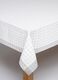 100% cotton check tablecloth_0