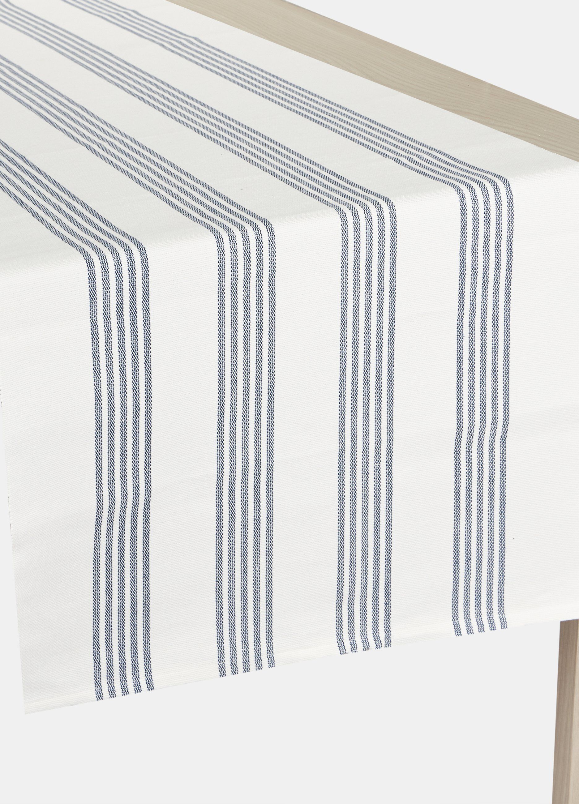 Runner in puro cotone a righe_0