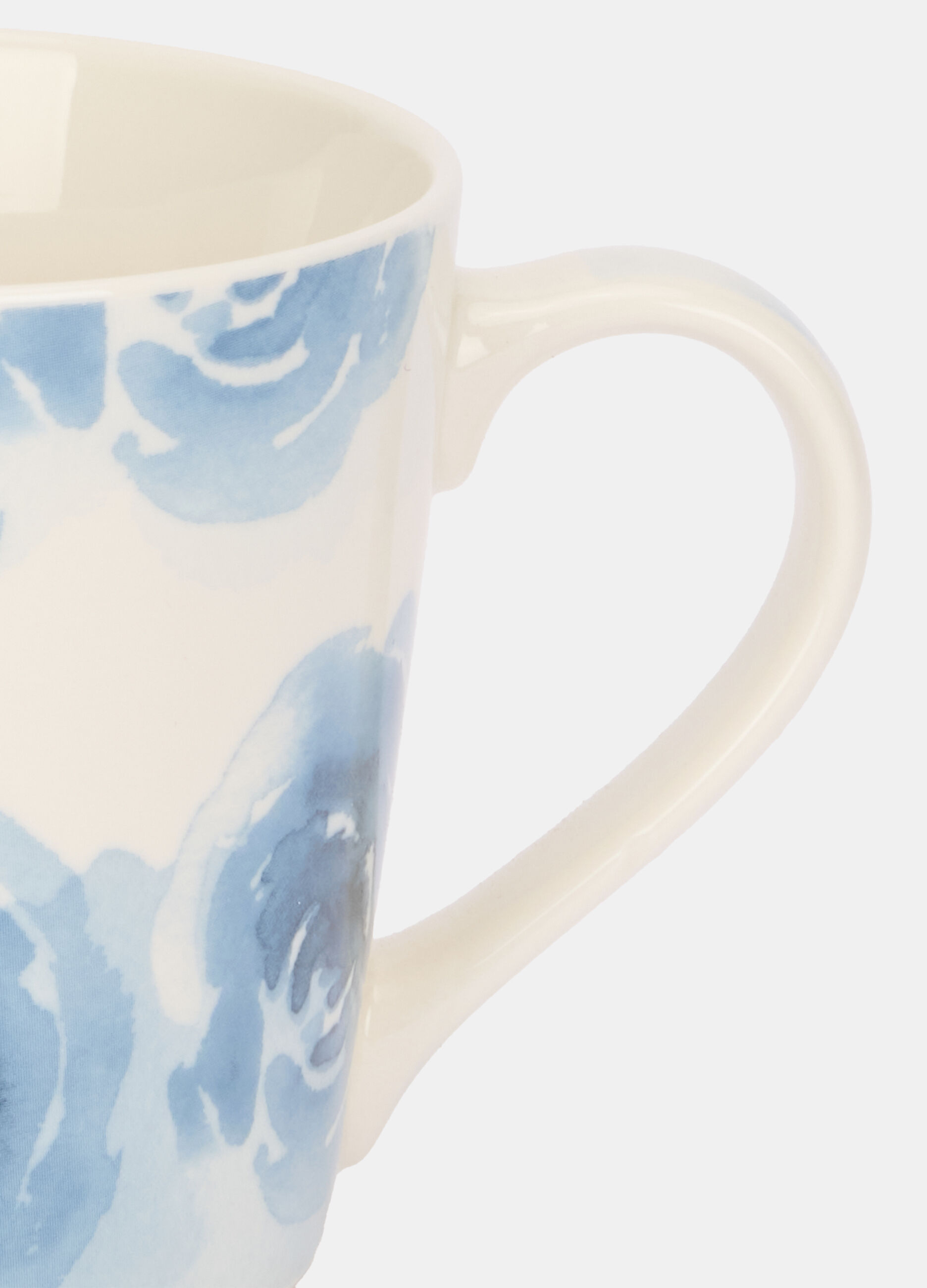 Tazza in ceramica con motivo floreale_1