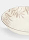 Piatto fondo in ceramica con foglie_1