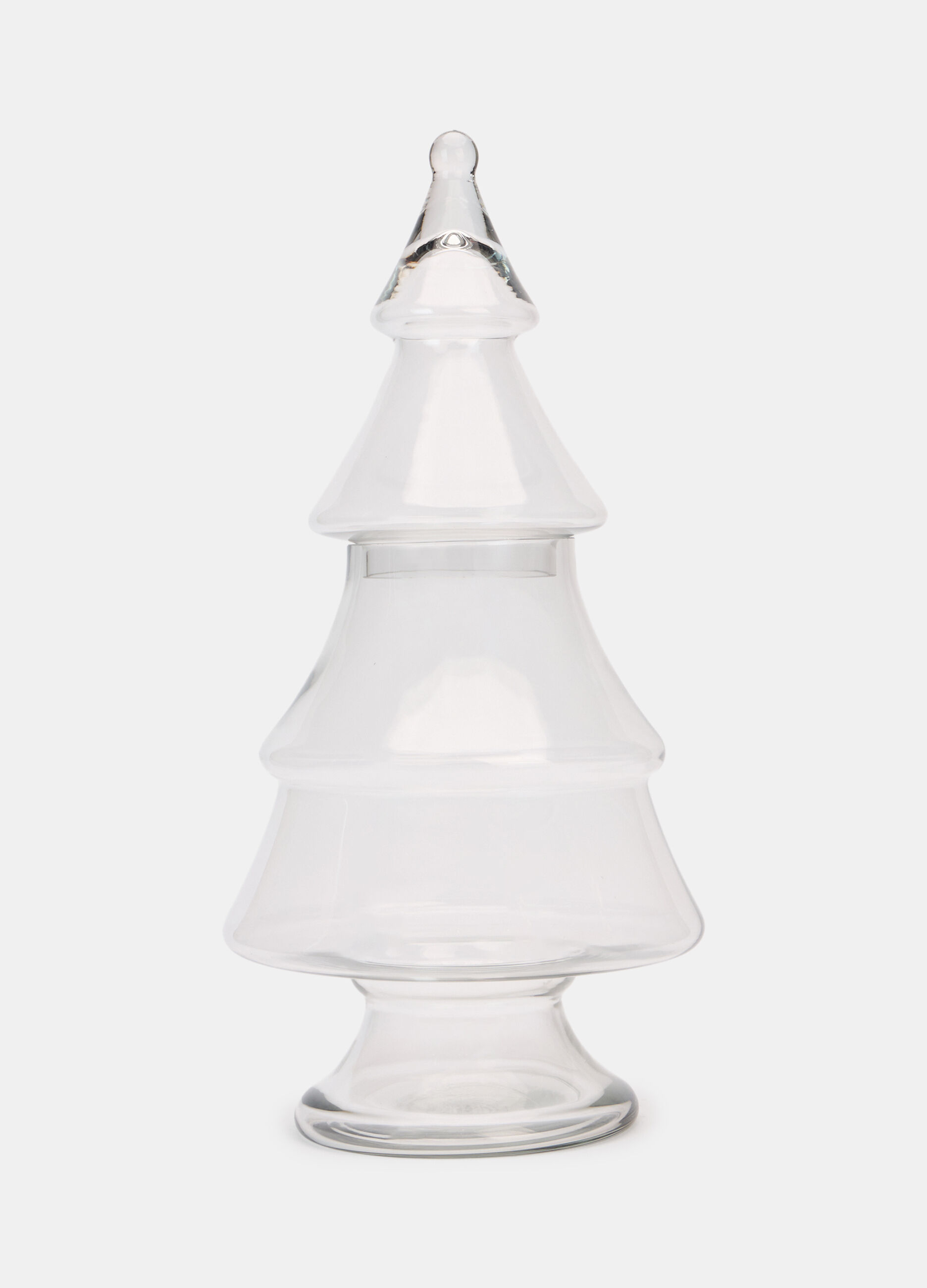 Contenitore grande albero di Natale in vetro_0