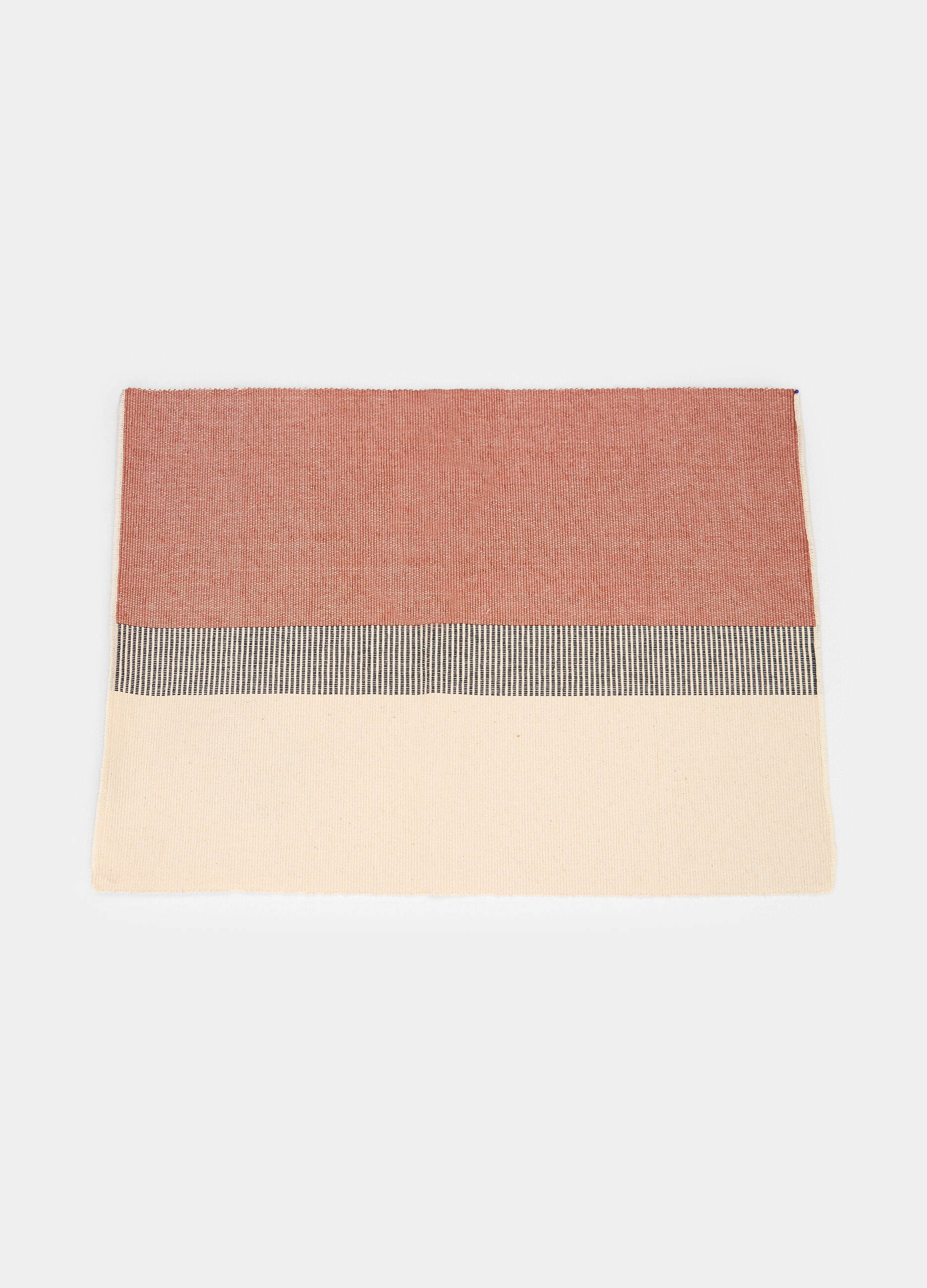 Tovaglietta in cotone bicolore
